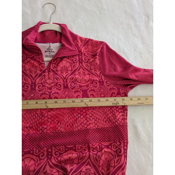 prAna Dress Womens Medium Hot Pink Activewear Stretch Performance‎ Boho Vacation - Picture 5 of 8